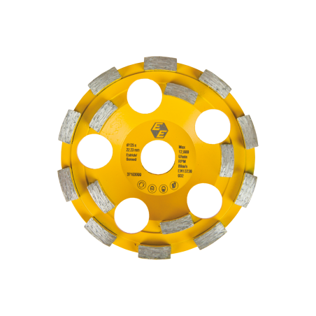 Diamond grinding disc, for abrasive materials